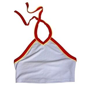 NWT OUT FROM UNDER URBAN OUTFITTERS SUMMER CROPPED TIED TOP SIZE M